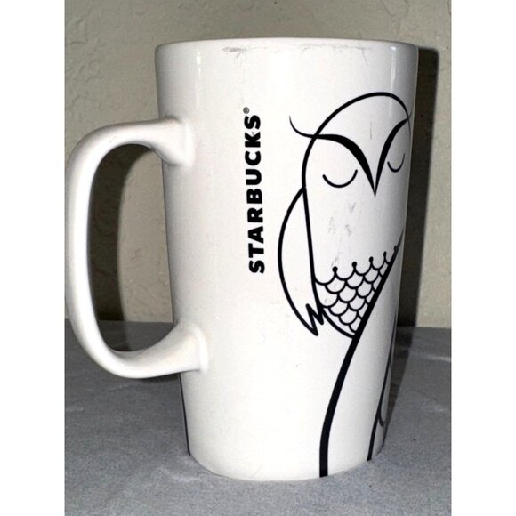 Starbucks 2014 Owl 16 Oz Ceramic Mug - Picture 3 of 6